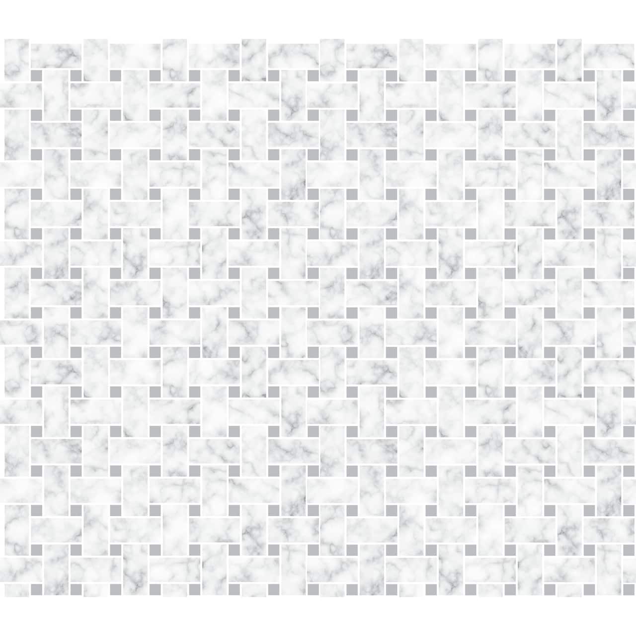 InHome Bianco Carrara Tile Peel & Stick Backsplash